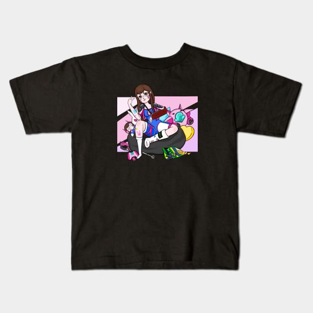 D-VA Kids T-Shirt by Mboura